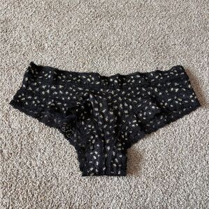 Victoria's Secret Black Lace Panties